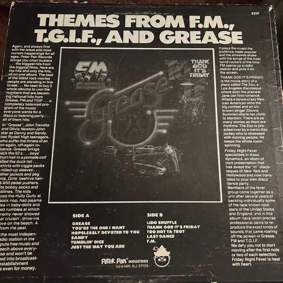 Friday Night Fever – The Hit Songs From Three Great Movies Vinyl, LP 1978 - Picture 2 of 3